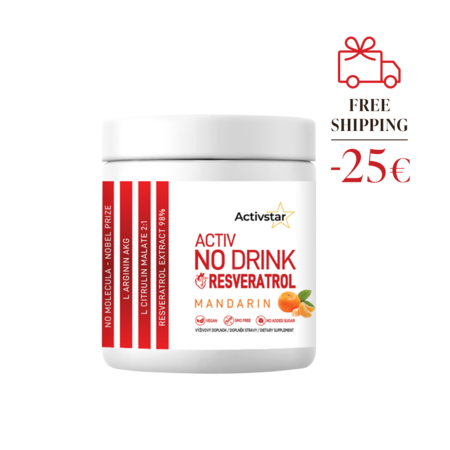 Activ NO + resweratrol drink ship 240 G