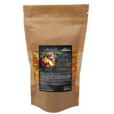 Mieszanka suszonych warzyw bez glutaminianu sodu i soli 200 g